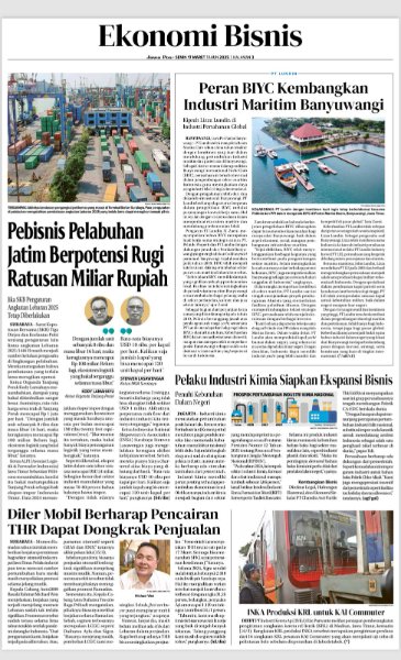 Berita KADIN di Koran Kontan Tribun