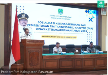 Atasi Problematika Ketenagakerjaan, Pemkab Pasuruan Gelar Sosialisasi dan Pembentukan Tim Training Need Analysis